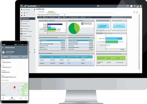 Maximizer CRM Dashboards